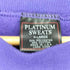 PLATINUM SWEATS USA製 両面プリントクルーネックスウェット メンズ JPN:XL
