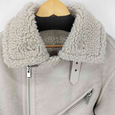 ザラ ZARA ムートンジャケット B-3 メンズ JPN:XL