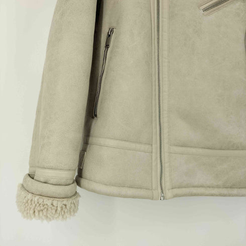 ザラ ZARA ムートンジャケット B-3 メンズ JPN:XL