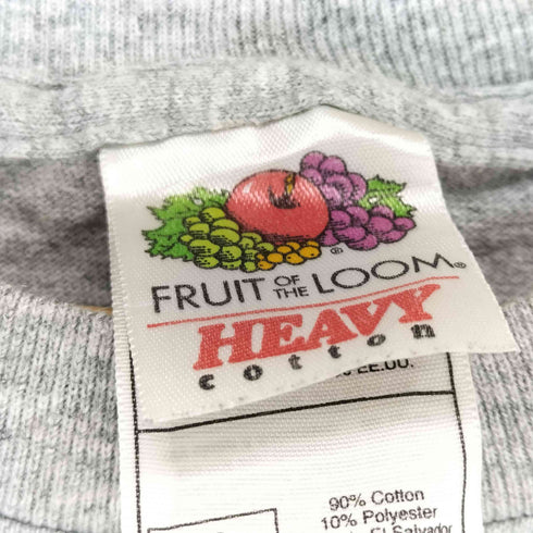 フルーツオブザルーム FRUIT OF THE LOOM 90s 両面プリントクルーネックTシャツ メンズ JPN:XL