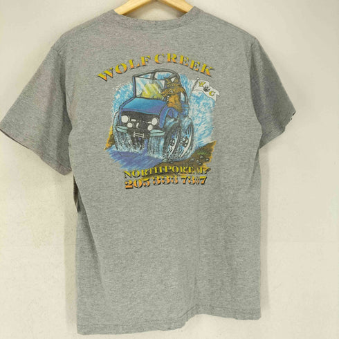 アンビル Anvil 両面プリントクルーネックポケットTシャツ メンズ JPN:M