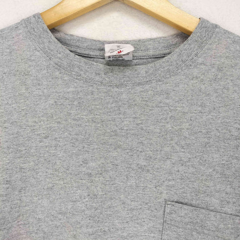アンビル Anvil 両面プリントクルーネックポケットTシャツ メンズ JPN:M