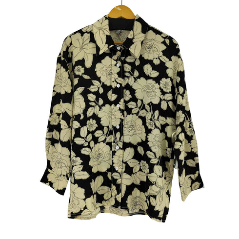 TF008 花柄 L/Sシャツ レディース JPN:S