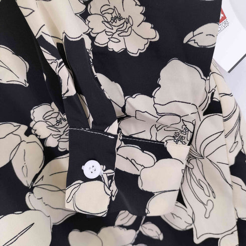 TF008 花柄 L/Sシャツ レディース JPN:S