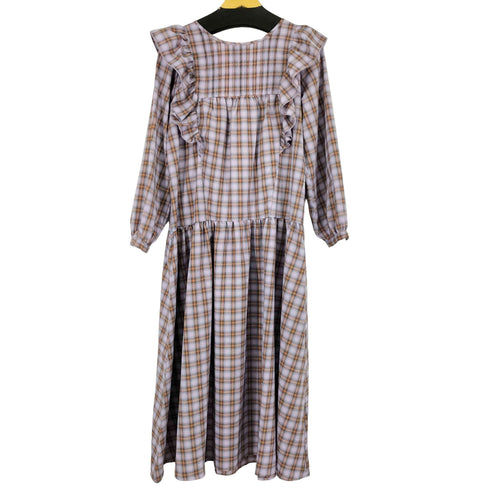 Alley by w closet バックオープンチェックワンピース レディース FREE