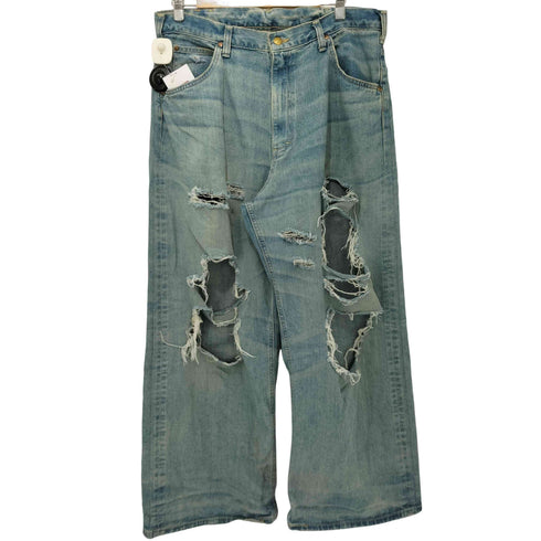 リー Lee 2024SS 別注 Crush Baggy Denim Pants クラッシュバギーデニムパンツ SIZE 34 メンズ 34