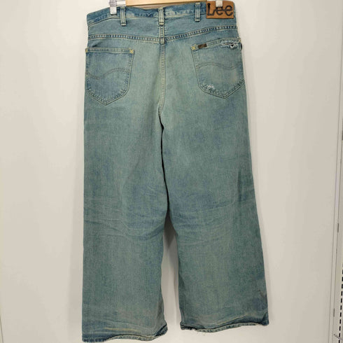 リー Lee 2024SS 別注 Crush Baggy Denim Pants クラッシュバギーデニムパンツ SIZE 34 メンズ 34
