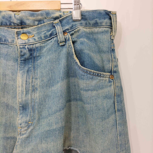 リー Lee 2024SS 別注 Crush Baggy Denim Pants クラッシュバギーデニムパンツ SIZE 34 メンズ 34