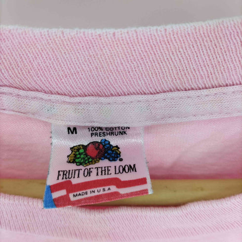90S USA製 FRUIT OF THE LOOM ボディ UNIVERSAL STUDIOS FLORIDA 製品染 発砲プリント S/S Tシャツ シングルステッチ メンズ import:M