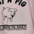 EAT A PIG シングルステッチ クルーネックTシャツ メンズ