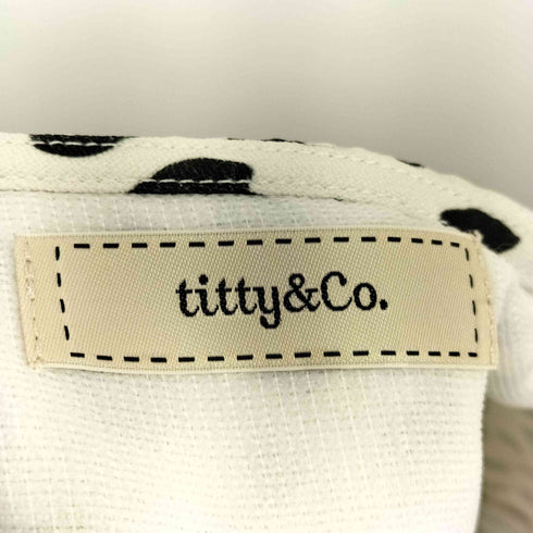 ティティアンドコー titty&Co ダルメシアン柄ワンピース レディース