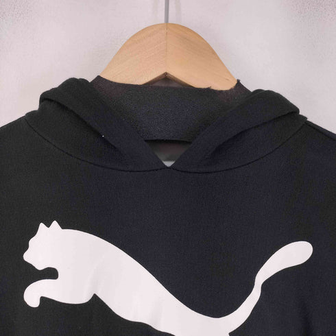プーマ PUMA ロゴプリント クロップドパーカー レディース JPN:S