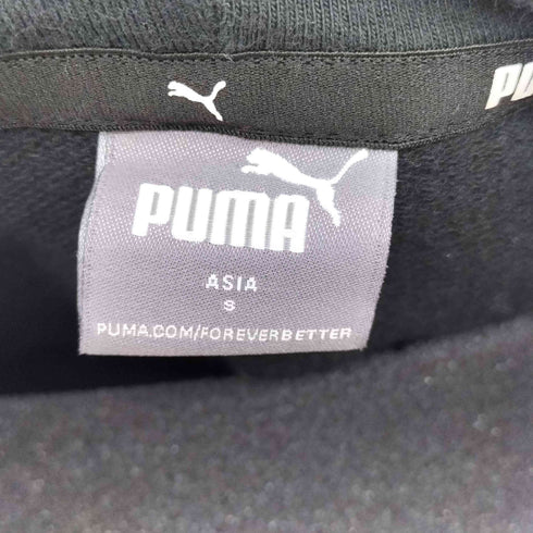 プーマ PUMA ロゴプリント クロップドパーカー レディース JPN:S