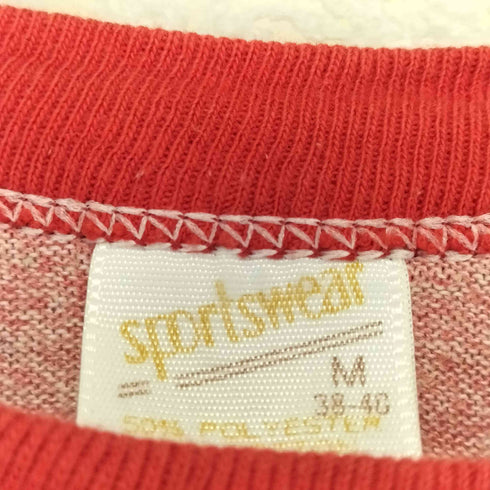 スポーツウエア Sportswear 70-80s USA製 ナンバリング両面プリントリンガーTシャツ メンズ JPN:M