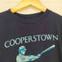 シングルステッチ COOPERSTOWN フロントプリントクルーネックTシャツ メンズ