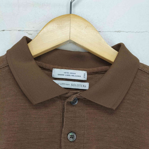 ユナイテッドアローズグリーンレーベルリラクシング UNITED ARROWS green label relaxing SOLOTEX ポロシャツ メンズ JPN:M