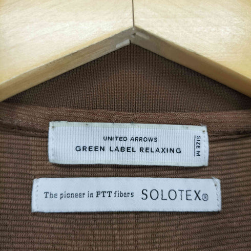 ユナイテッドアローズグリーンレーベルリラクシング UNITED ARROWS green label relaxing SOLOTEX ポロシャツ メンズ JPN:M