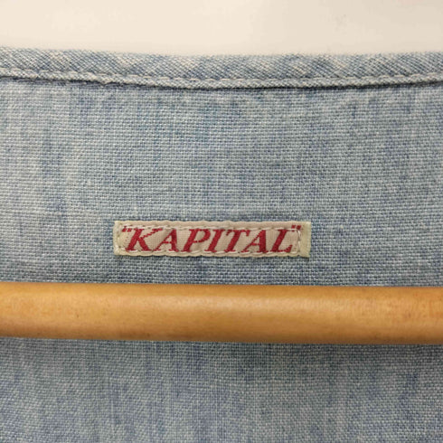 キャピタル KAPITAL デニムフリルティアードワンピース レディース JPN:S