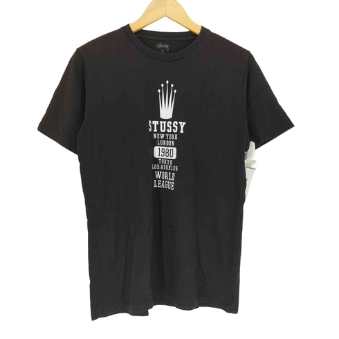 ステューシー Stussy フロントプリントクルーネックTシャツ メンズ JPN:S
