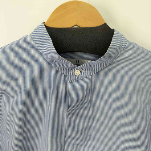 ユニクロプラスジェイ UNIQLO+J スーピマコットンオーバーサイズスタンドカラーシャツ メンズ JPN:M