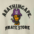 アベイシングエイプ A BATHING APE PIRATE STORE フロントプリントクルーネックTシャツ メンズ