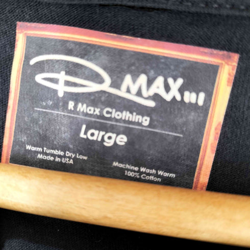 r max clothing フロントプリントカットソー ラッパーT メンズ import:L