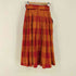 EMILY AND FIN JEMIMA SKIRT ウエストリボン コットンプリーツチェックスカート レディース JPN:XS