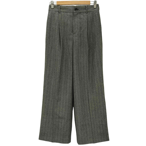 エブール ebure タックウールスラックス レディース JPN:38