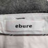 エブール ebure タックウールスラックス レディース JPN:38
