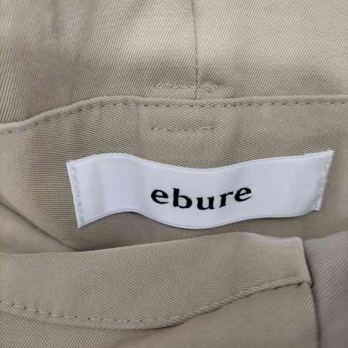 エブール ebure ビスコツイルハイウエストベルテッドパンツ レディース JPN:38