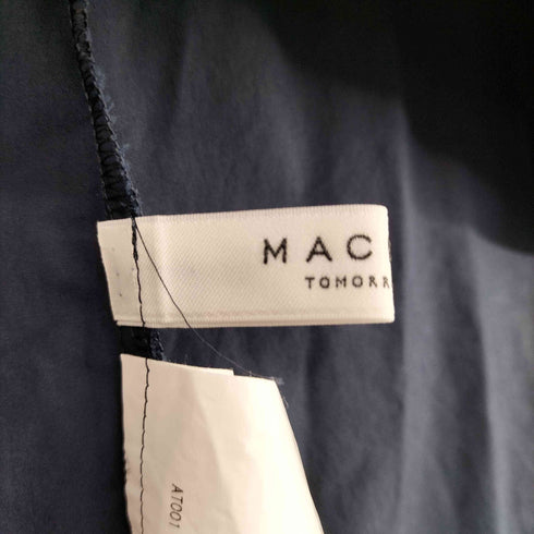 マカフィー MACPHEE ノーカラー半袖ブラウス レディース JPN:36