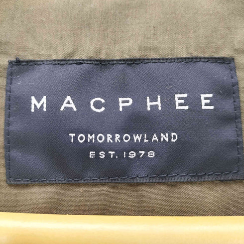 マカフィー MACPHEE ミリタリーコットンジャケット レディース JPN:36