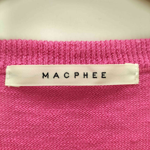 マカフィー MACPHEE リネンカーディガン レディース JPN:M