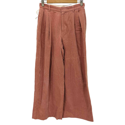 アダムエロペ Adam et Rope ワイドコーデュロイパンツ レディース JPN:38