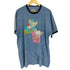 キャラクタープリントリンガーTシャツ メンズ 2XL