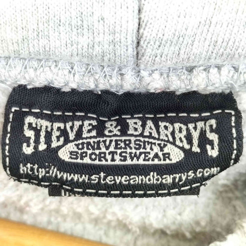 スティーブ バリース STEVE & BARRYS インド製 WISCONSIN刺繍 カレッジロゴ プルオーバーパーカー メンズ import:L