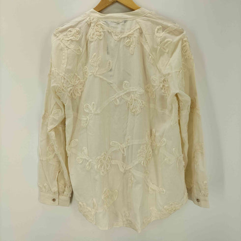 ザラ ZARA フレンチスタンドカラーシャツ レディース import:M