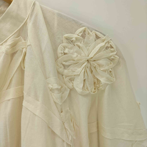 ザラ ZARA フレンチスタンドカラーシャツ レディース import:M