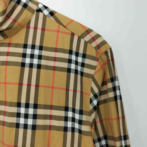 バーバリーロンドン BURBERRY LONDON ENGLAND ノバチェック スタンドカラーシャツ レディース UK8