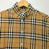 バーバリーロンドン BURBERRY LONDON ENGLAND ノバチェック スタンドカラーシャツ レディース UK8