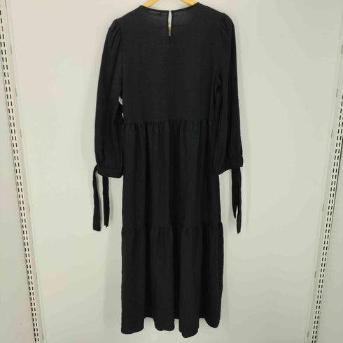 ザラ ZARA 袖リボンティアードワンピース レディース import:M
