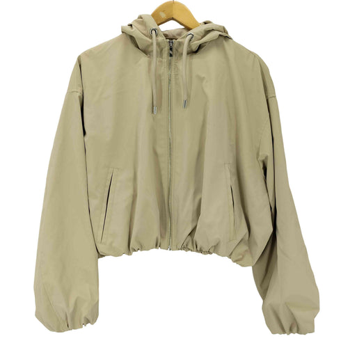 ザラ ZARA クロップド フーディージャケット レディース import:M