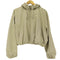 ザラ ZARA クロップド フーディージャケット レディース import:M