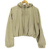 ザラ ZARA クロップド フーディージャケット レディース import:M