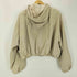 ザラ ZARA クロップド フーディージャケット レディース import:M