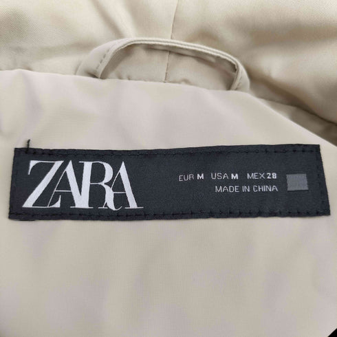 ザラ ZARA クロップド フーディージャケット レディース import:M