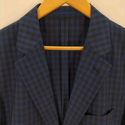 ユニクロ UNIQLO チェック スーツ ジャケット メンズ L