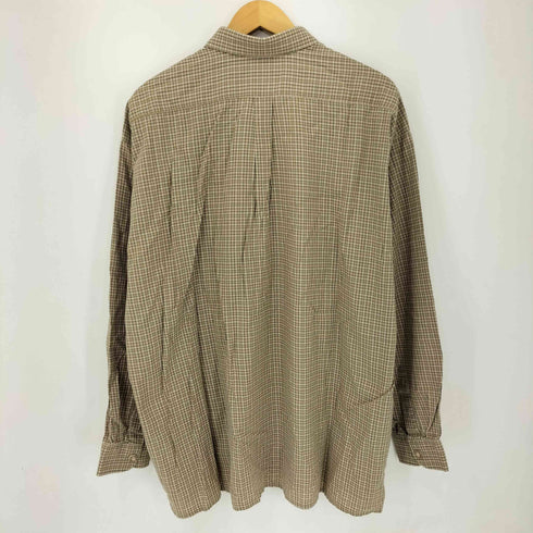 コットンチェックチロリアンシャツ メンズ import:XXL