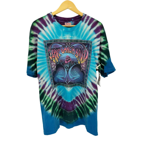 ヘインズ Hanes 90S JERRY GARCIA BAND T-Shirts タイダイTシャツ メンズ import:XL