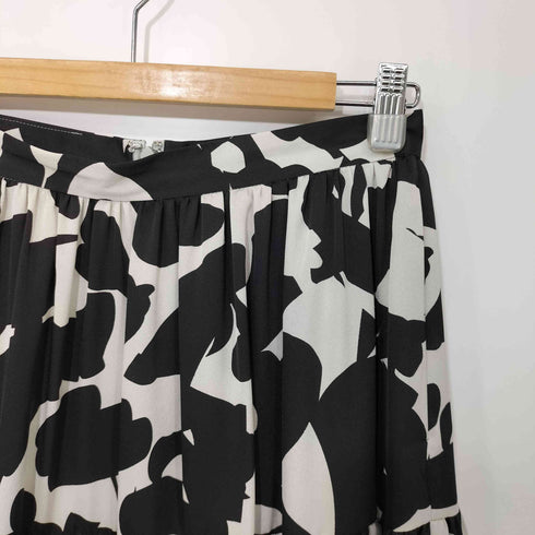 ユナイテッドアローズ UNITED ARROWS サテン プリント ティアードスカート レディース JPN:38